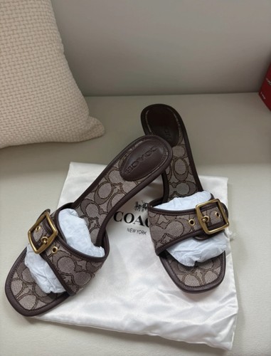 Coach margot brown mule kitten - mule,