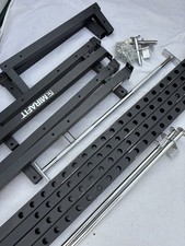 Mirafit M1 Power Rack Weight Lifting Cage with Pull up Bars - Black