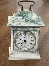 Aynsley Portlandware Polystone Resin Mantle Clock H20cm X W11cm