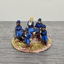 28mm ACW Union Cavalry Wounded Soldier Painted Metal Miniatures War Games 1 Fig