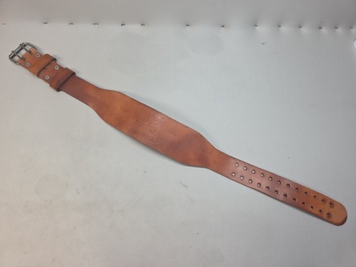 Leather weight lifting belt - weight,