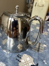Antique silver plated teapot, EPBM, electroplated / vintage