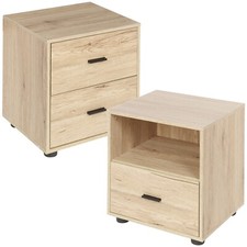 1 Or 2 Drawer Wooden Bedside