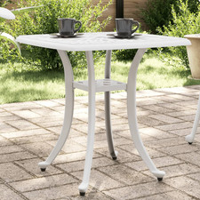 Garden table white - table, 53x53x53cm