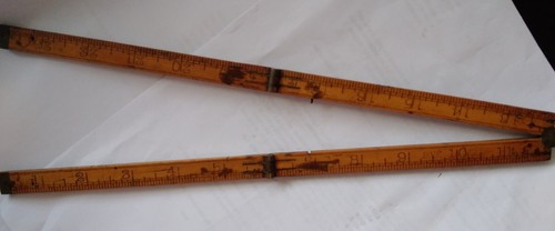 Vintage folding rule 24 - vintage,