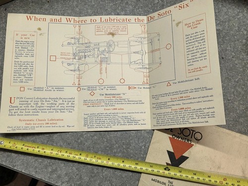1930s soto six lubrication - de,