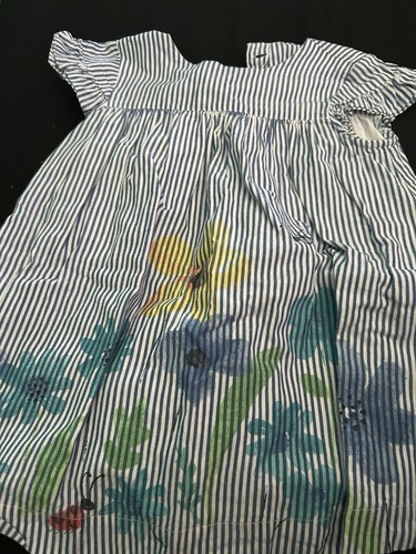 Baby girls blue white - m&s,