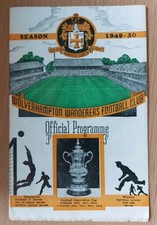 Wolves - Wolverhampton Wanderers v Huddersfield Town 1949-50