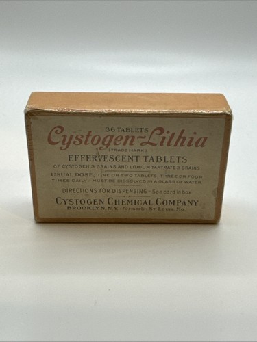 Vintage cystogen lithia - vintage,