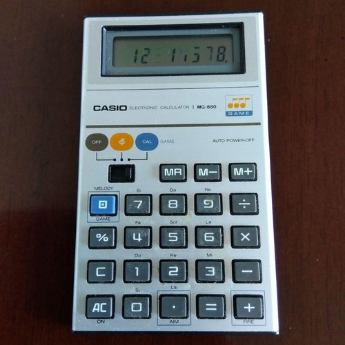 Casio 880 game calculator - game,