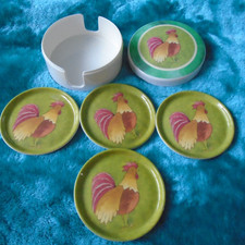 Coaster Set in a Lidded Box