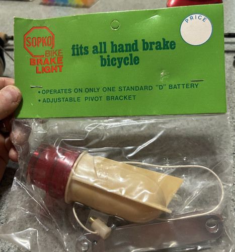 Vintage bicycle light unopened - vintage,