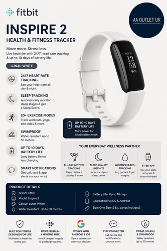 Fitbit inspire health - inspire, 2