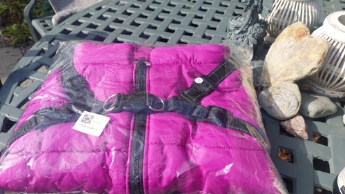 Large quilted dog coat - large,