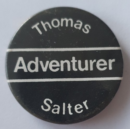 Button badge adventurer - badge:,