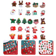 50 Pcs Resin Christmas Craft
