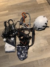 Via ferrata set - helmet, chalk