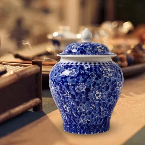 Ceramic ginger jar porcelain - ceramic,