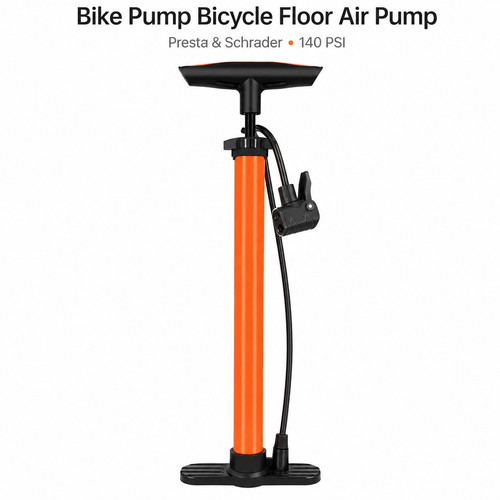 Bike pump bicycle floor - pump,