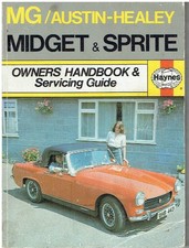 A.HEALEY SPRITE MKI-IV & MG MIDGET MKI-III & 1500 (1958-79) SERVICING HANDBOOK