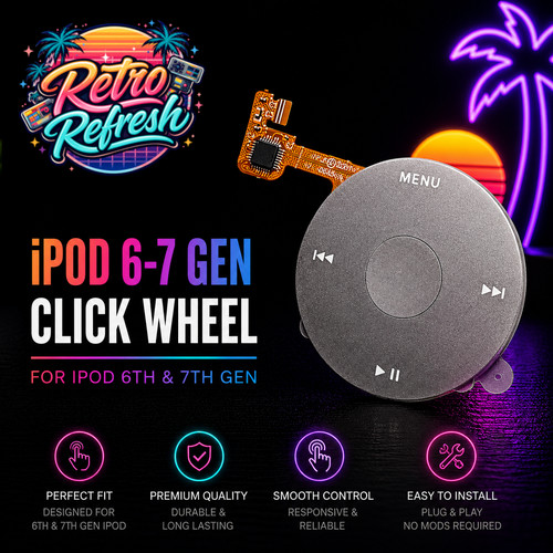 Black click wheel replacement - wheel,
