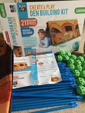 Build Your Own Den Set Children DIY Tent. Play House Kids Tents 