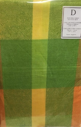 Double bed chevron yellow - double,