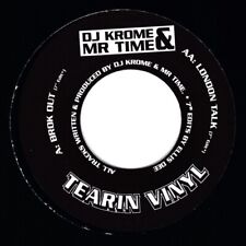 Krome & Time -Brock Out / London Talk 7” Jungle Drum&Bass Tearin Vinyl Mint