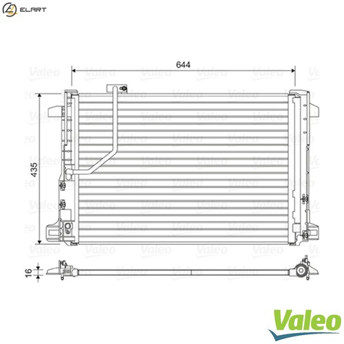 Condenser air conditioning - condenser,