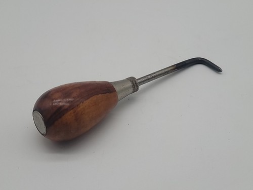 Vintage rosewood handle curved - vintage,