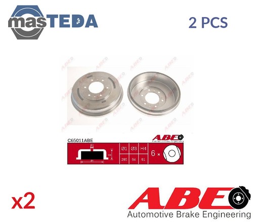 C65011abe brake drum pair set - drum,