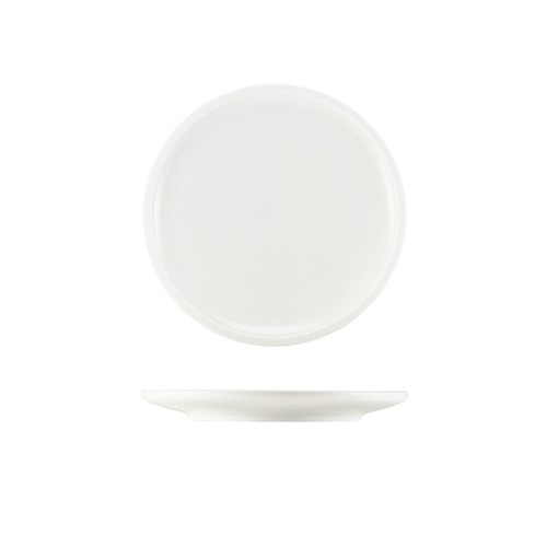 Genware porcelain flat rim - porcelain,