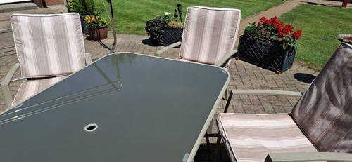 Hartman patio table - patio,