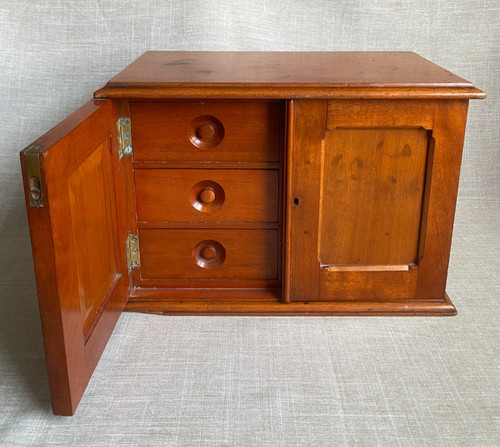 Antique c1890 mahogany - mahogany, smokers