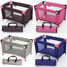 Travel Cot for Dolls - LARGE