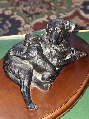 Vintage black labrador - vintage,