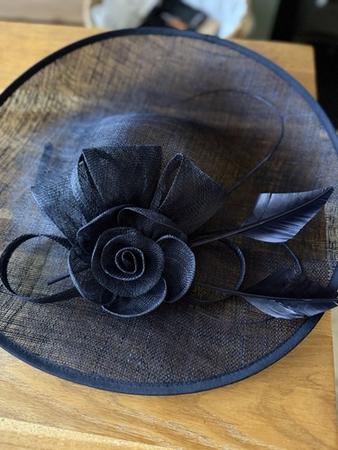 Navy blue fascinator headband - navy,