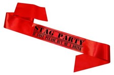 STAG DO NIGHT PARTY SASH