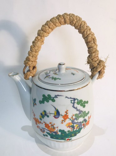 Chinese bamboo handle - chinese, teapot