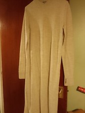 COS 100% Wool beige maxi