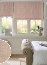 Next Pink Tassle Roman Blind