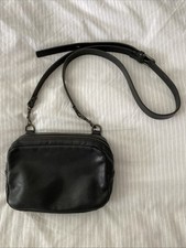 Ally Capellino Black Leather Crossbody Shoulder Bag VGC