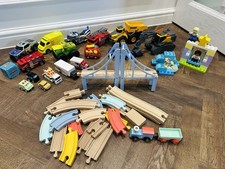  Box Full Of Cars With Songs And Lights Lego And Carousel Wooden Train Set