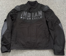 Indian Motorcycle Men's Textile Riding Jacket Black M