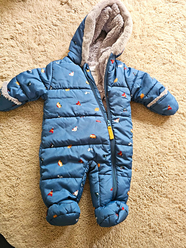 Nutmeg blue quilted hooded - blue,