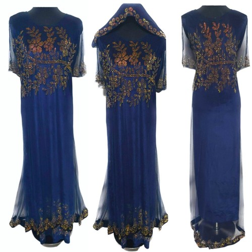 Blue velvet net - velvet,