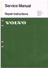 VOLVO 242 244 245 264 265 ORIGINAL 1974 FACTORY 6000 MILE SERVICE MANUAL