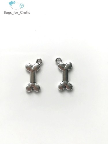 Tibetan silver dog - tibetan, charm