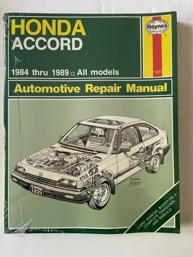 Honda accord 1984 1989 - honda,