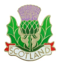 Scottish Thistle Metal Pin